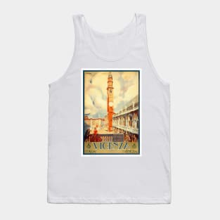 Vicenza, Italy - Vintage Travel Poster Design Tank Top